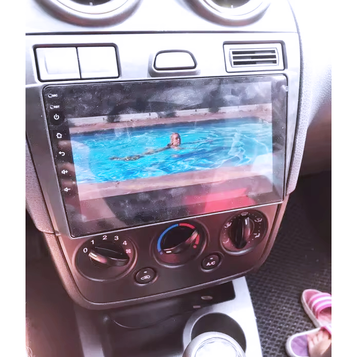 Navigatie dedicata Ford Fiesta MK5 2002-2008, Gri, 4GB RAM 64GB ROM, Quadcore, Android 14, Display QLED 1K 9", DSP, Carplay&Android Auto, Suport camere AHD [4]
