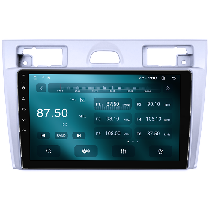 Navigatie dedicata Ford Fiesta MK5 2002-2008, Gri, 4GB RAM 64GB ROM, Octacore, Android 14, Display QLED 9", DSP, Carplay&Android Auto, SIM 4G, Ventilator Activ [5]