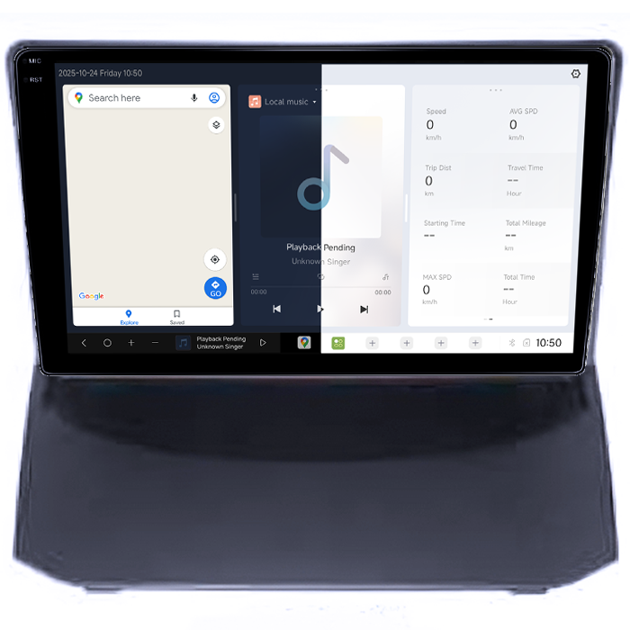 Navigatie dedicata Ford Fiesta 2004-2014, DUDU3, 4GB RAM 64GB ROM, Octacore, Platforma 8581, Android, Display QLED 9", DSP, Carplay&AndroidAuto [2]