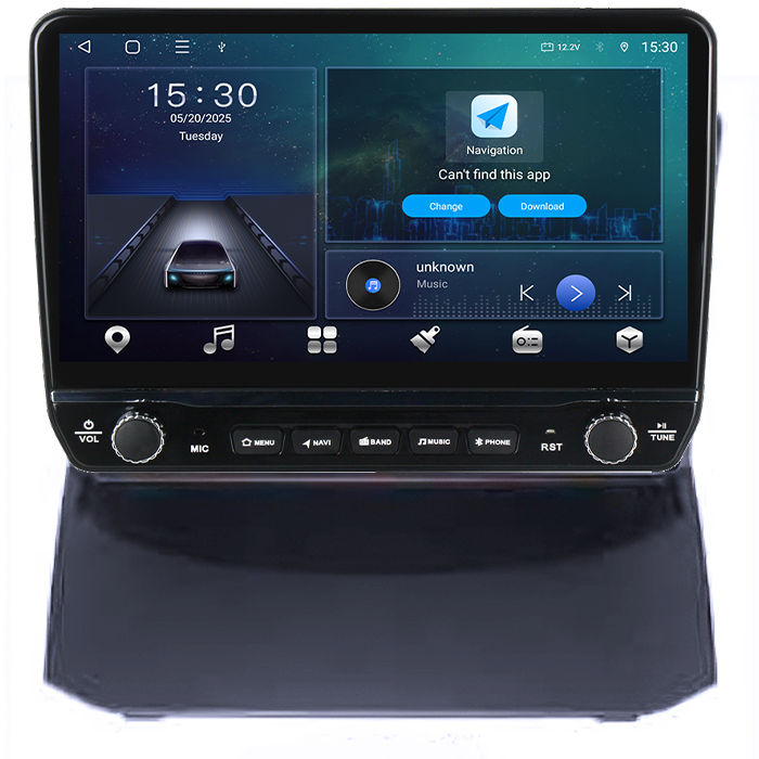 Navigatie dedicata Ford Fiesta 2004-2014 Tesla cu butoane rotative model 2024, 4GB RAM 64GB ROM, Procesor Quadcore, Android 14, Display QLED 10", DSP, Carplay&Android Auto [7]