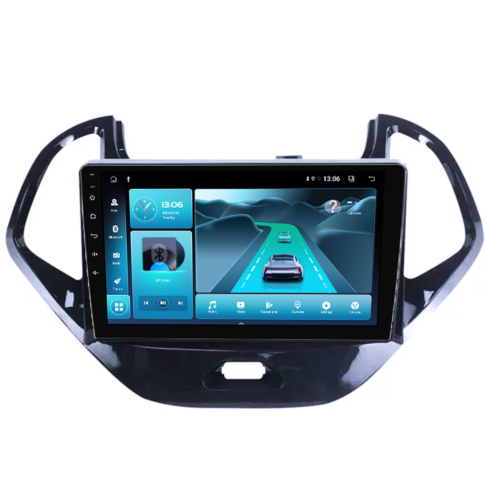 Navigatie dedicata Ford Figo 2015-2018, 8GB RAM 128GB ROM, Octacore, Platforma TS18, Android 13, Display QLED 9”, Suporta camera 360º, DSP, Carplay&Android Auto, SIM 4G, Ventilator Activ [2]