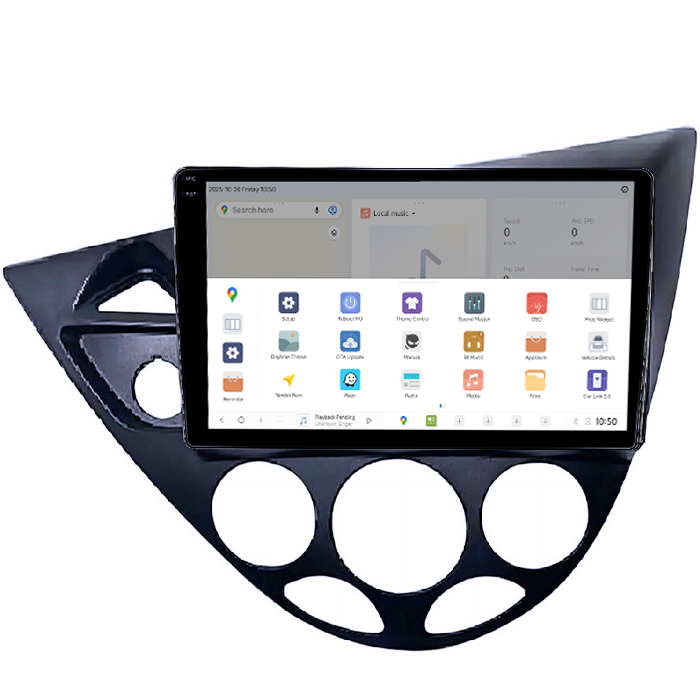 Navigatie dedicata Ford Focus 1999-2005, DUDU3, 4GB RAM 64GB ROM, Octacore, Platforma 8581, Android, Display QLED 9", DSP, Carplay&AndroidAuto [3]