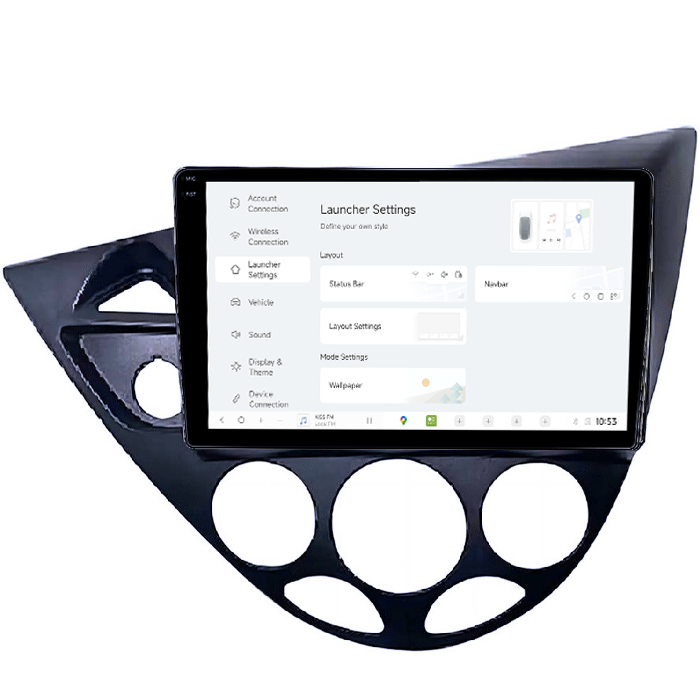 Navigatie dedicata Ford Focus 1999-2005, DUDU3, 4GB RAM 64GB ROM, Octacore, Platforma 8581, Android, Display QLED 9", DSP, Carplay&AndroidAuto [5]