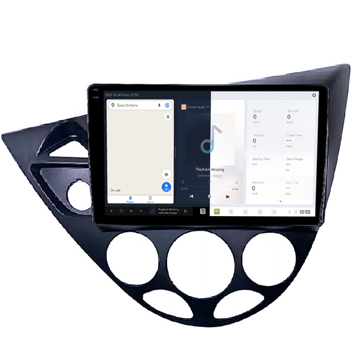 Navigatie dedicata Ford Focus 1999-2005, DUDU3, 4GB RAM 64GB ROM, Octacore, Platforma 8581, Android, Display QLED 9", DSP, Carplay&AndroidAuto [2]