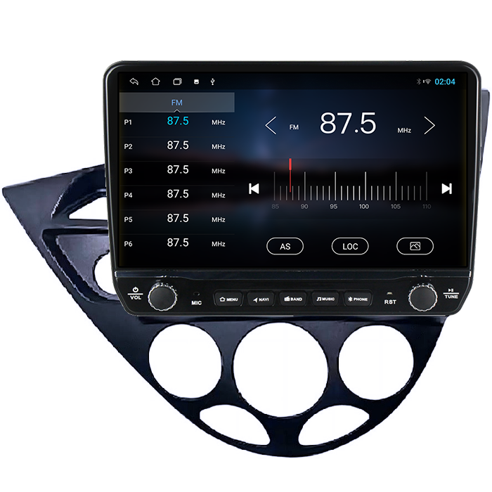 Navigatie dedicata Ford Focus 1999-2005 Tesla cu butoane rotative model 2024, 4GB RAM 64GB ROM, Procesor Quadcore, Android 14, Display QLED 10", DSP, Carplay&Android Auto [3]