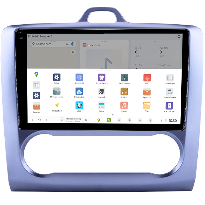 Navigatie dedicata Ford Focus 2004-2011, DUDU3, 4GB RAM 64GB ROM, Octacore, Platforma 8581, Android, Display QLED 9", DSP, Carplay&AndroidAuto [3]