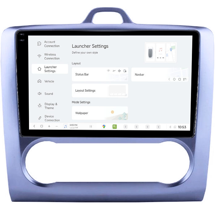 Navigatie dedicata Ford Focus 2004-2011, DUDU3, 4GB RAM 64GB ROM, Octacore, Platforma 8581, Android, Display QLED 9", DSP, Carplay&AndroidAuto [5]