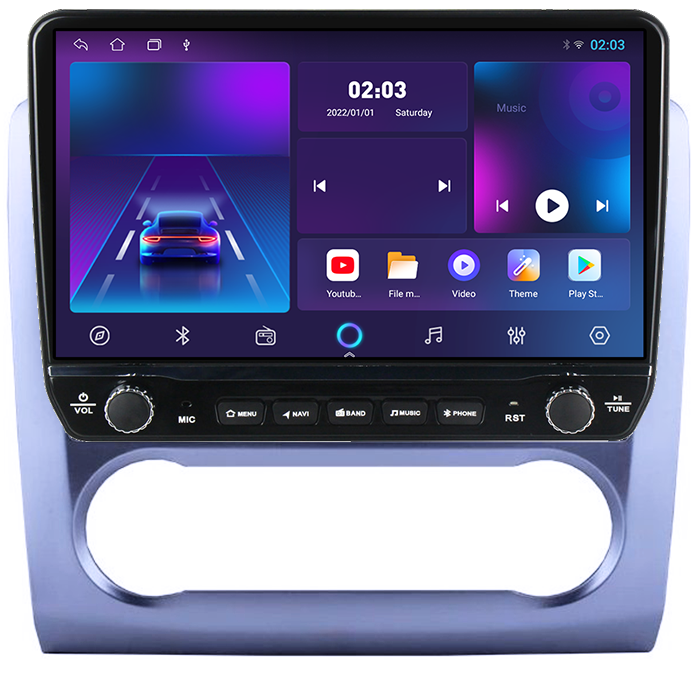 Navigatie dedicata Ford Focus 2004-2011 Tesla cu butoane rotative model 2024, 4GB RAM 64GB ROM, Procesor Quadcore, Android 14, Display QLED 10", DSP, Carplay&Android Auto [5]