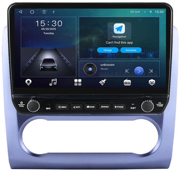 Navigatie dedicata Ford Focus 2004-2011 Tesla cu butoane rotative model 2024, 4GB RAM 64GB ROM, Procesor Quadcore, Android 14, Display QLED 10", DSP, Carplay&Android Auto [6]
