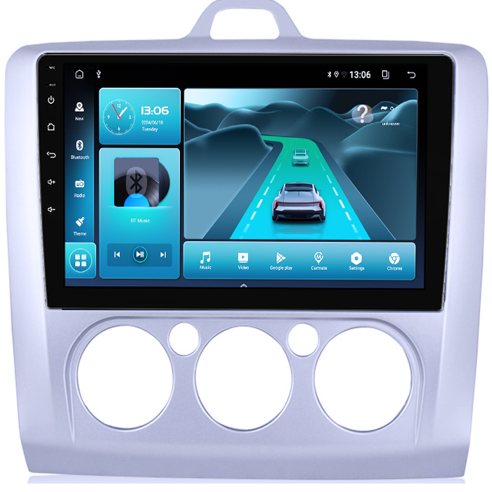 (Resigilata) Navigatie dedicata Ford Focus 2 2004-2011, 2GB RAM 32GB ROM, Quad Core, Display 9" IPS Full HD, Carplay, Android 13, Bluetooth, Magazin Play, Suport camere AHD [2]