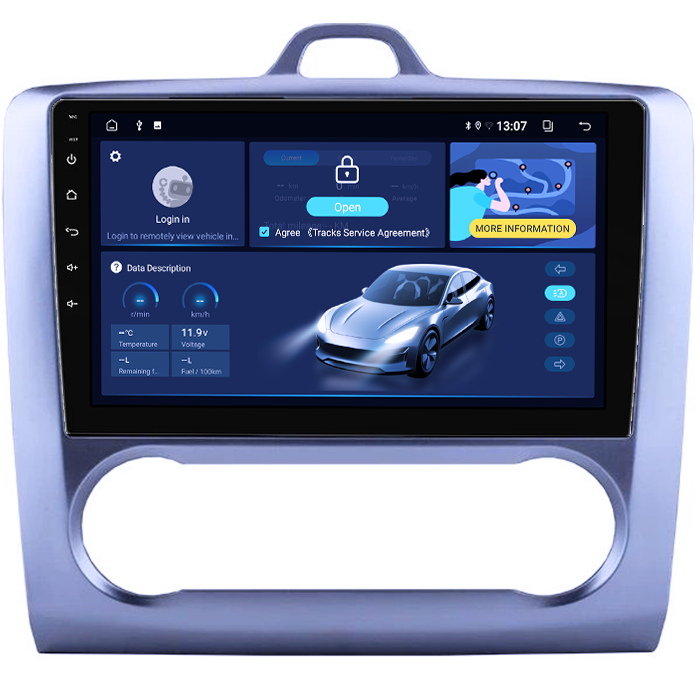 (Resigilata) Navigatie dedicata Ford Focus ( 2004 - 2011 ), 2GB RAM 32GB ROM, Quad Core, Display 9" IPS Full HD, Carplay, Android 13, Bluetooth, Magazin Play, Suport camere AHD [4]