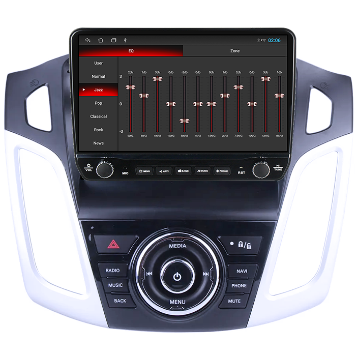 Navigatie dedicata Ford Focus 3 2011-2015 Tesla cu butoane rotative model 2024, 4GB RAM 64GB ROM, Procesor Quadcore, Android 14, Display QLED 10", DSP, Carplay&Android Auto [6]