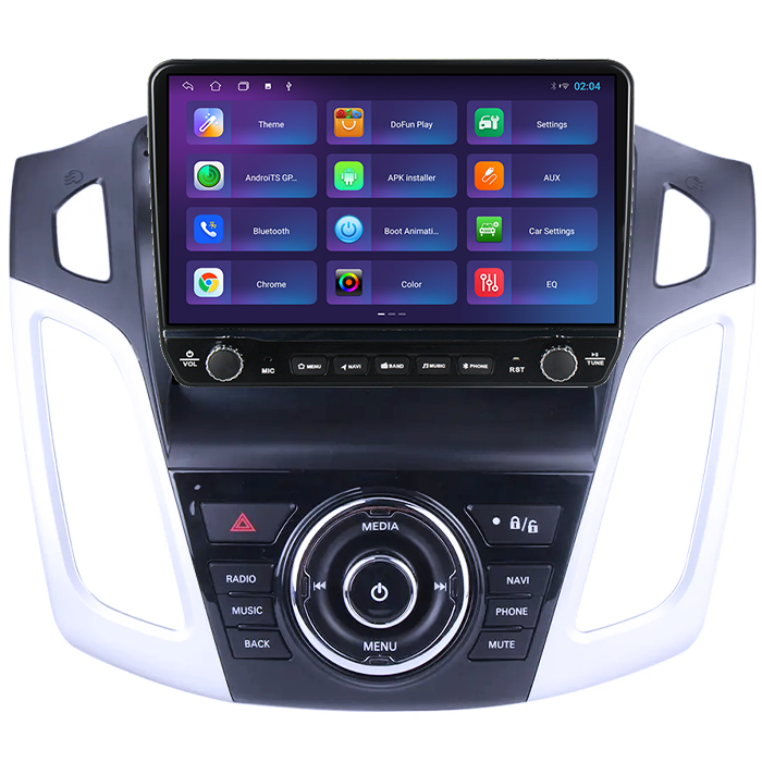 Navigatie dedicata Ford Focus 3 2011-2015 Tesla cu butoane rotative model 2024, 4GB RAM 64GB ROM, Procesor Quadcore, Android 14, Display QLED 10", DSP, Carplay&Android Auto [3]