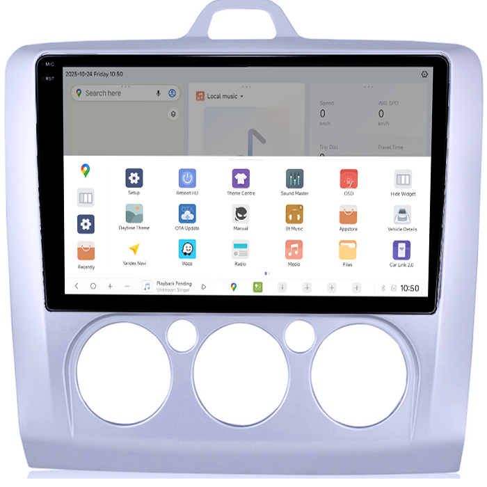 Navigatie dedicata Ford Focus 2 2004-2011, DUDU3, 4GB RAM 64GB ROM, Octacore, Platforma 8581, Android, Display QLED 9", DSP, Carplay&AndroidAuto [3]