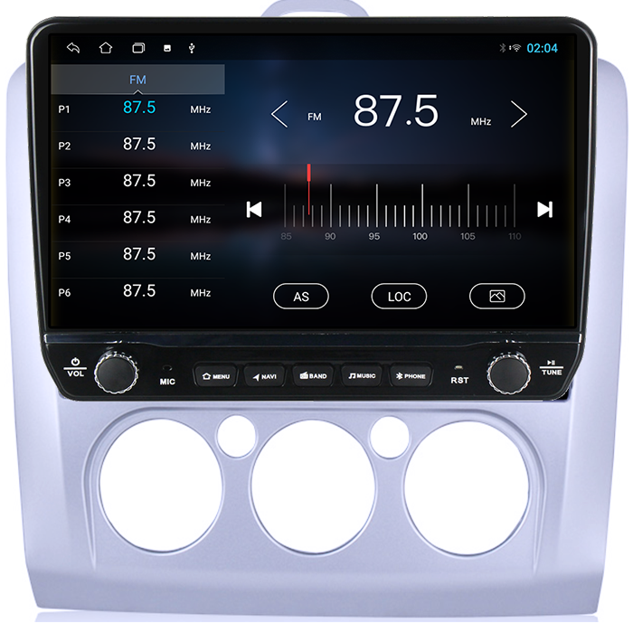 Navigatie dedicata Ford Focus 2004-2011 Tesla cu butoane rotative model 2024, 4GB RAM 64GB ROM, Procesor Quadcore, Android 14, Display QLED 10", DSP, Carplay&Android Auto [3]