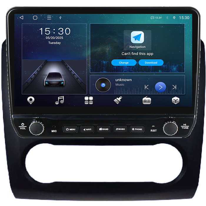 Navigatie dedicata Ford Focus 2004-2011, black Tesla cu butoane rotative model 2024, 4GB RAM 64GB ROM, Procesor Quadcore, Android 14, Display QLED 10", DSP, Carplay&Android Auto [7]