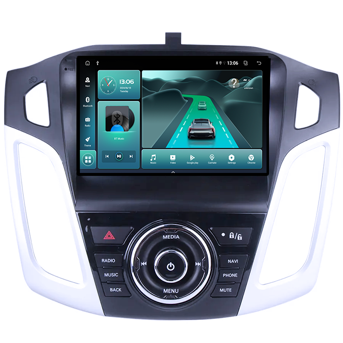 Navigatie dedicata Ford Focus 2011-2015, 4 GB RAM 32 ROM, Android 13, Display QLED, 9", DSP, Carplay, Android Auto, Internet, Youtube , Waze , Wi Fi , Usb , Bluetooth [2]