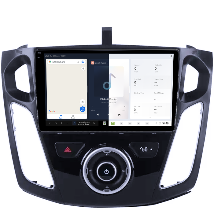 Navigatie dedicata Ford Focus 3 2012-2018, DUDU3, 4GB RAM 64GB ROM, Octacore, Platforma 8581, Android, Display QLED 9", DSP, Carplay&AndroidAuto [2]