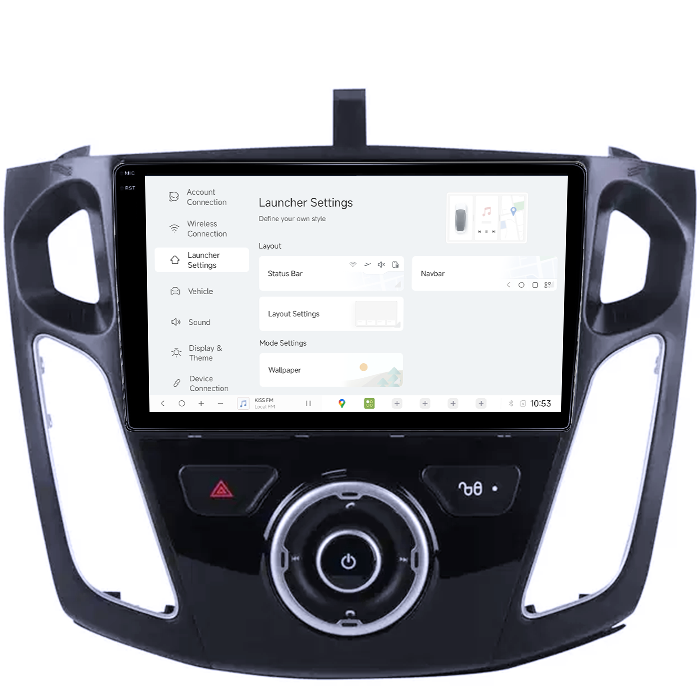 Navigatie dedicata Ford Focus 3 2012-2018, DUDU3, 4GB RAM 64GB ROM, Octacore, Platforma 8581, Android, Display QLED 9", DSP, Carplay&AndroidAuto [5]
