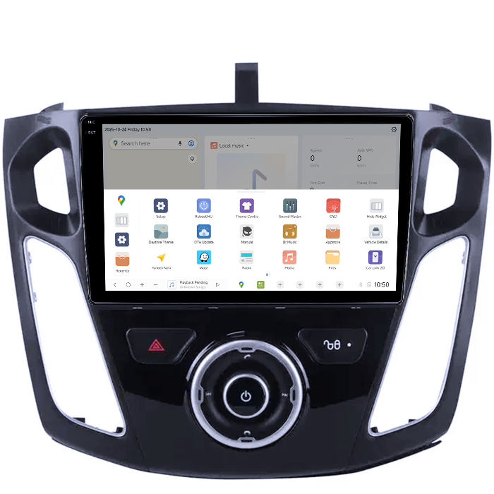 Navigatie dedicata Ford Focus 3 2012-2018, DUDU3, 4GB RAM 64GB ROM, Octacore, Platforma 8581, Android, Display QLED 9", DSP, Carplay&AndroidAuto [3]