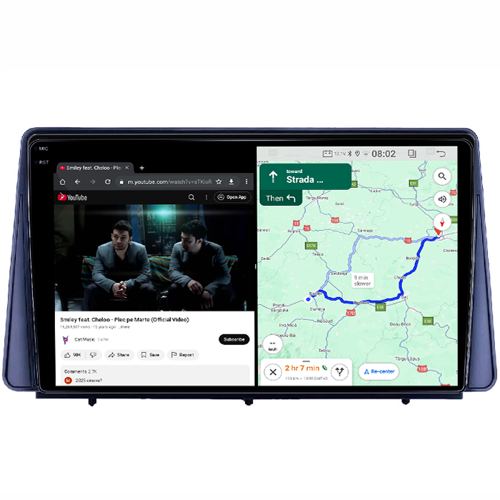 Navigatie dedicata Ford Focus 2019, 4GB RAM 64GB ROM, Quadcore, Android 14, Display QLED 1K 9", DSP, Carplay&Android Auto, Suport camere AHD [4]
