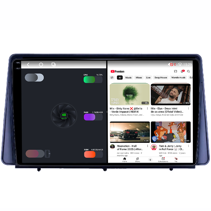 Navigatie dedicata Ford Focus 2019, 4GB RAM 64GB ROM, Procesor Qualcomm Octacore, Android 14, Rezolutie 2K, Display QLED 9", DSP, Carplay&Android Auto, SIM 4G [3]