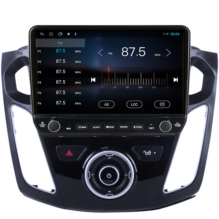 Navigatie dedicata Ford Focus 3 2012-2018 Tesla cu butoane rotative model 2024, 4GB RAM 64GB ROM, Procesor Quadcore, Android 14, Display QLED 10", DSP, Carplay&Android Auto [3]