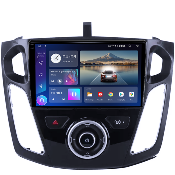 Navigatie dedicata Ford Focus 3 2012-2018, 4GB RAM 64GB ROM, Procesor Qualcomm Octacore, Android 14, Rezolutie 2K, Display QLED 9", DSP, Carplay&Android Auto, SIM 4G [5]