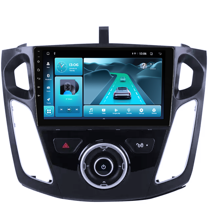 Navigatie dedicata Ford Focus 3 2012-2018, 8GB RAM 128GB ROM, Octacore, Platforma TS18, Android 13, Display QLED 9”, Suporta camera 360º, DSP, Carplay&Android Auto, SIM 4G, Ventilator Activ [2]