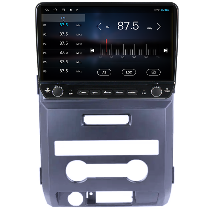 Navigatie dedicata Ford F150 2008-2014 Tesla cu butoane rotative model 2024, 4GB RAM 64GB ROM, Procesor Quadcore, Android 14, Display QLED 10", DSP, Carplay&Android Auto [3]