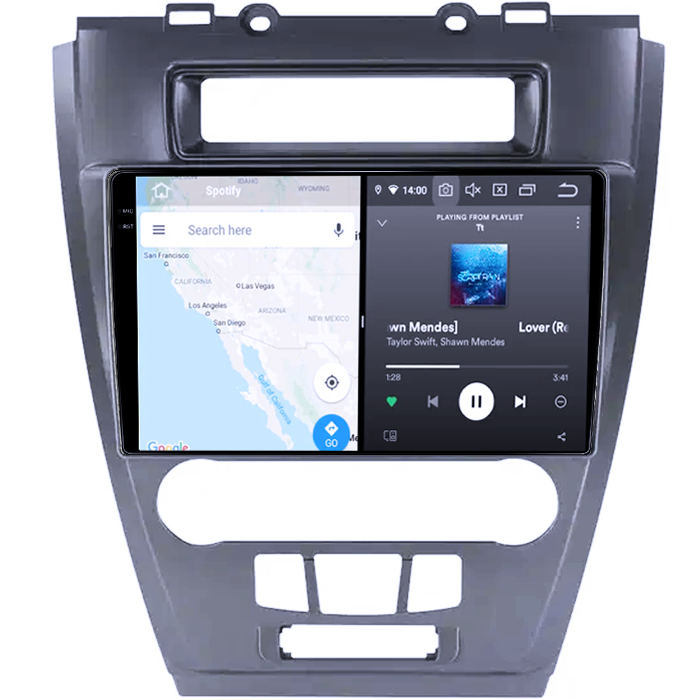 Navigatie dedicata Ford Fusion/ Mondeo 2009-2012, 12GB RAM 256GB ROM, Android 13, Rezolutie 2K, Display QLED, 10", DSP, Carplay, Android Auto, Internet, Youtube, Waze, Wi Fi, USB [3]