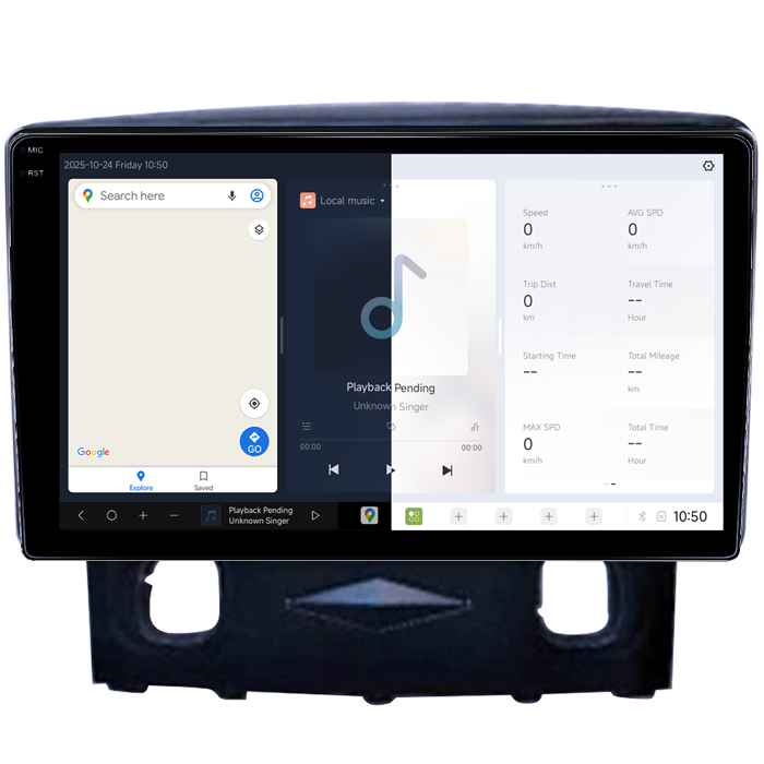 Navigatie dedicata Ford Kuga 2008-2010, DUDU3, 4GB RAM 64GB ROM, Octacore, Platforma 8581, Android, Display QLED 9", DSP, Carplay&AndroidAuto [2]