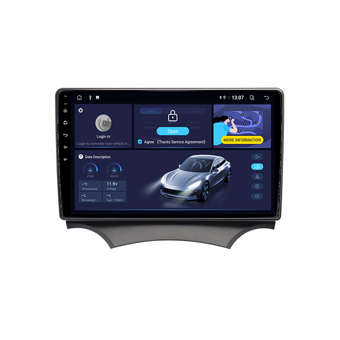 Navigatie dedicata Ford KA, 8GB RAM 128GB ROM, Octacore, Platforma TS18, Android 14, Display QLED 9", Suporta camera 360", DSP, Carplay&Android Auto, SIM 4G, Ventil [2]