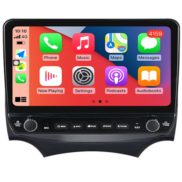 Navigatie dedicata Ford KA cu butoane rotative model 2024, 4GB RAM 64GB ROM, Quadcore, Android 13, Display QLED 9", DSP, Carplay, Android Auto, Internet, Youtube, Waze, WIFI [2]