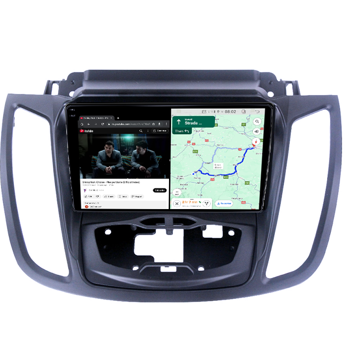 Navigatie dedicata Ford Kuga 2 Escape 3 2012-2019, 4GB RAM 64GB ROM, Quadcore, Android 14, Display QLED 1K 9", DSP, Carplay&Android Auto, Suport camere AHD [5]