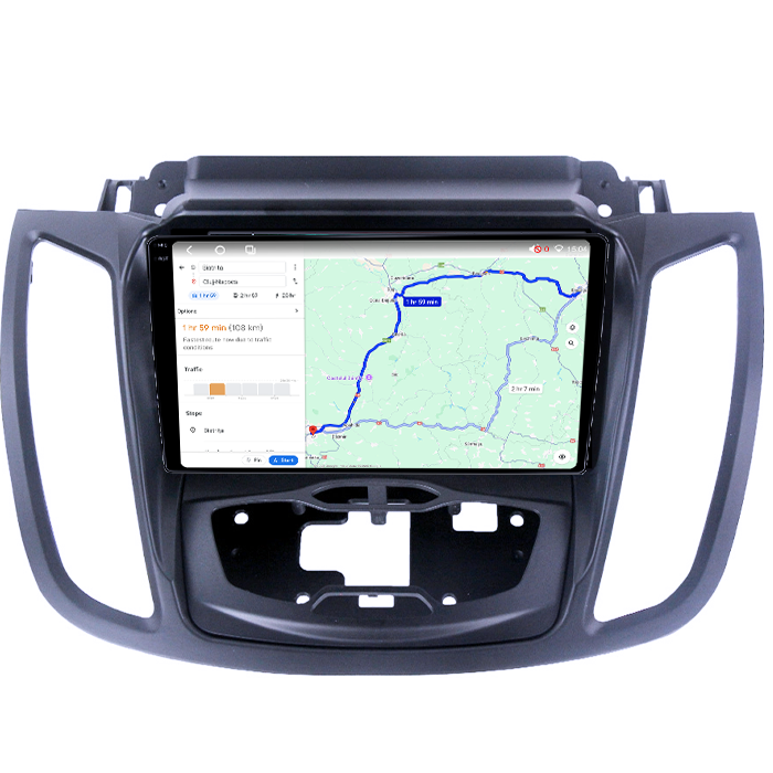 Navigatie dedicata Ford Kuga 2 Escape 3 2012-2019,  4GB RAM 64GB ROM, Procesor Qualcomm Octacore, Android 14, Rezolutie 2K, Display QLED 9", DSP, Carplay&Android Auto, SIM 4G4GB RAM 64GB ROM, Procesor [6]