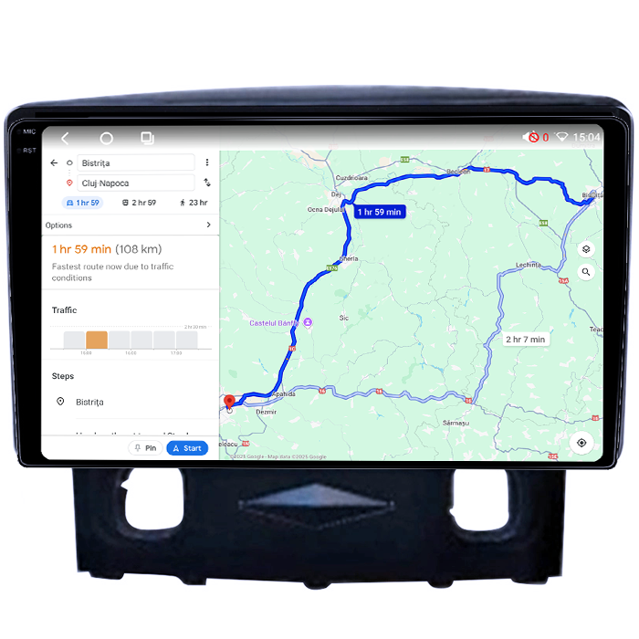 Navigatie dedicata Ford Kuga 2008-2010, 4GB RAM 64GB ROM, Procesor Qualcomm Octacore, Android 14, Rezolutie 2K, Display QLED 9", DSP, Carplay&Android Auto, SIM 4G [6]