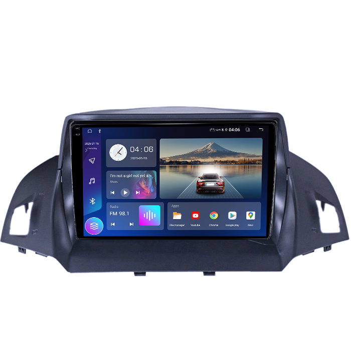 Navigatie dedicata Ford Kuga 2012-2019, 4GB RAM 64GB ROM, Quadcore, Android 14, Display QLED 1K 9", DSP, Carplay&Android Auto, Suport camere AHD [3]