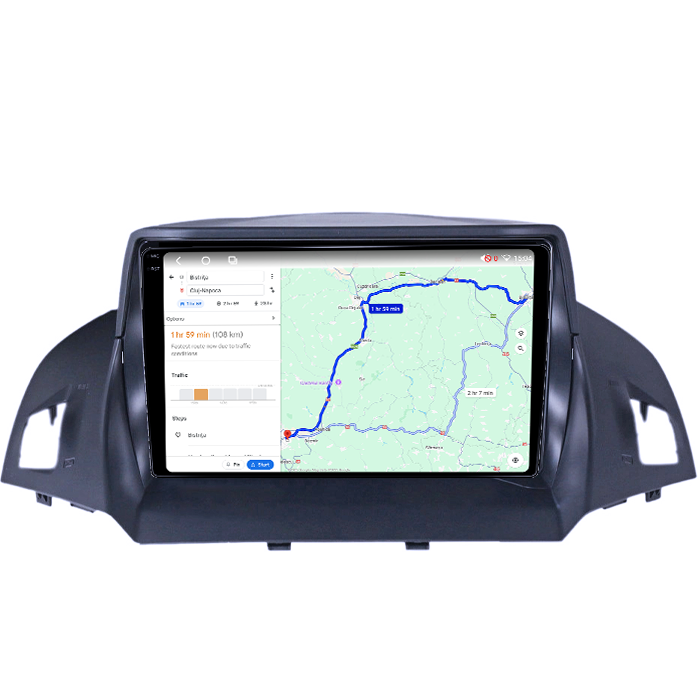 Navigatie dedicata Ford Kuga 2012-2019, 4GB RAM 64GB ROM, Procesor Qualcomm Octacore, Android 14, Rezolutie 2K, Display QLED 9", DSP, Carplay&Android Auto, SIM 4G [6]