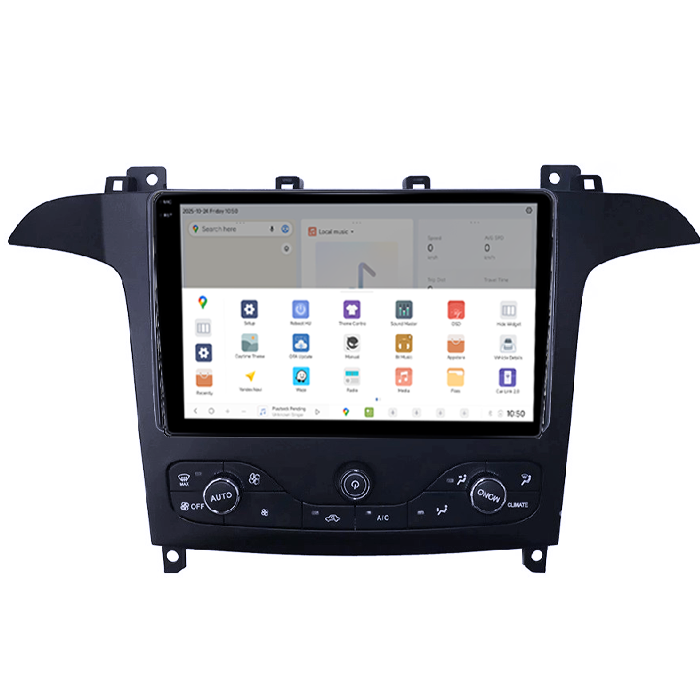 Navigatie dedicata Ford S-Max 2007-2008 DUDU3, 4GB RAM 64GB ROM, Octacore, Platforma 8581, Android, Display QLED 9", DSP, Carplay&AndroidAuto [3]