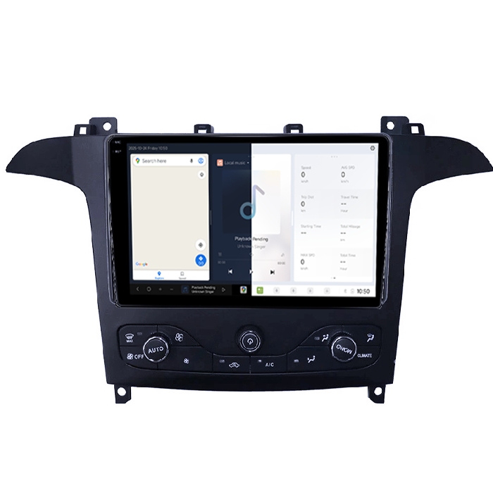 Navigatie dedicata Ford S-Max 2007-2008 DUDU3, 4GB RAM 64GB ROM, Octacore, Platforma 8581, Android, Display QLED 9", DSP, Carplay&AndroidAuto [2]