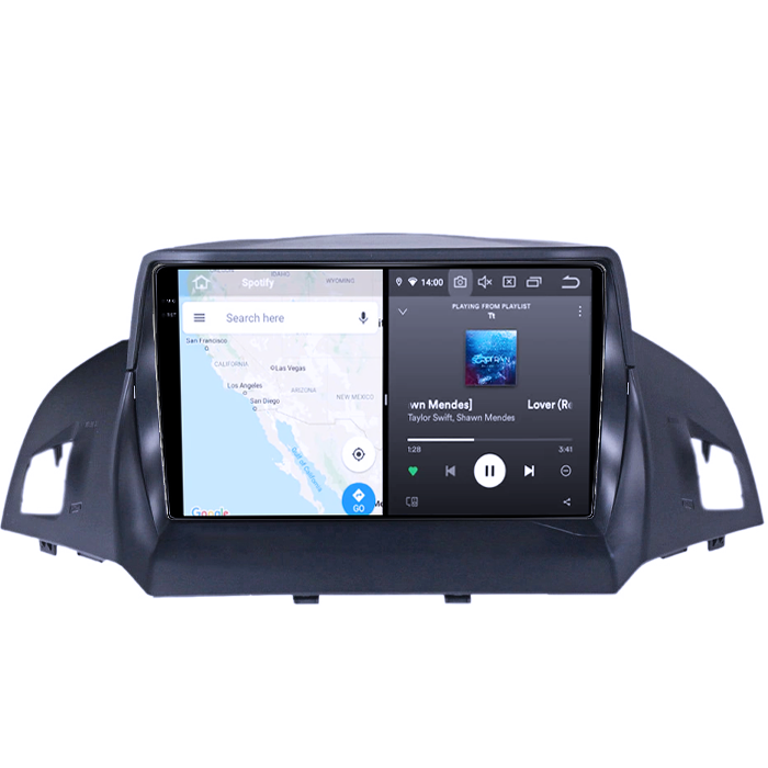 Navigatie dedicata Ford Kuga 2013-2018, 12GB RAM 256GB ROM, Android 13, Rezolutie 2K, Display QLED, 9", DSP, Carplay, Android Auto, Internet, Youtube, Waze, Wi Fi, USB [3]