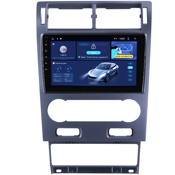 Navigatie dedicata Ford Mondeo 2000-2007, 8GB RAM 128GB ROM, Octacore, Platforma TS18, Android 13, Display QLED 9”, Suporta camera 360º, DSP, Carplay&Android Auto, SIM 4G, Ventilator Activ [2]