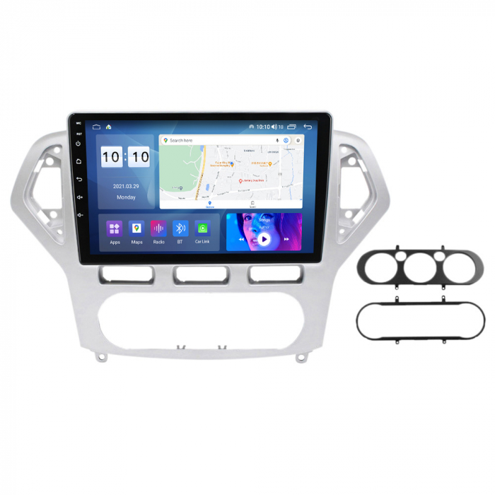 Navigatie dedicata Ford Mondeo 2006-2010, 4 GB RAM 32 ROM, Android 13, Display QLED, 10", DSP, Carplay, Android Auto, Internet, Youtube , Waze , Wi Fi , Usb , Bluetooth [4]