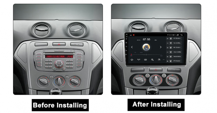 Navigatie dedicata Ford Mondeo 2006-2010, 4 GB RAM 32 ROM, Android 13, Display QLED, 10", DSP, Carplay, Android Auto, Internet, Youtube , Waze , Wi Fi , Usb , Bluetooth [5]