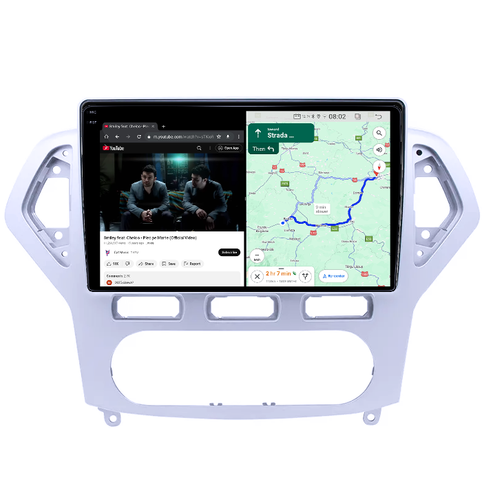 Navigatie dedicata Ford Mondeo 2006-2010, 4GB RAM 64GB ROM, Quadcore, Android 14, Display QLED 1K 10", DSP, Carplay&Android Auto, Suport camere AHD [5]