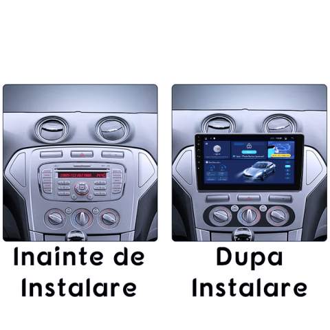 Navigatie dedicata Ford Mondeo 2006-2010, 4GB RAM 64GB ROM, Quadcore, Android 14, Display QLED 1K 10", DSP, Carplay&Android Auto, Suport camere AHD [4]