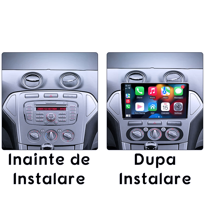 Navigatie dedicata Ford Mondeo 2006-2010, 4GB RAM 64GB ROM, Procesor Qualcomm Octacore, Android 14, Rezolutie 2K, Display QLED 10", DSP, Carplay&Android Auto, SIM 4G [7]