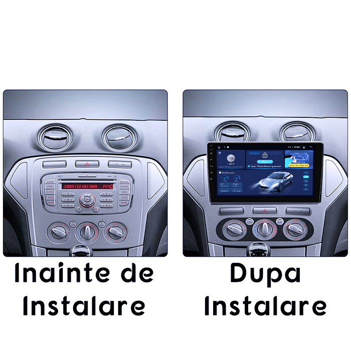 Navigatie dedicata Ford Mondeo 2006-2010, 8GB RAM 128GB ROM, Octacore, Platforma TS18, Android 13, Display QLED 10”, Suporta camera 360º, DSP, Carplay&Android Auto, SIM 4G, Ventilator Activ [3]