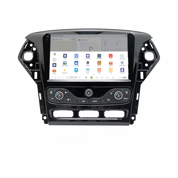 Navigatie dedicata Ford Mondeo 2011-2014 Butoane Jos, DUDU3, 4GB RAM 64GB ROM, Octacore, Platforma 8581, Android, Display QLED 9", DSP, Carplay&AndroidAuto [4]